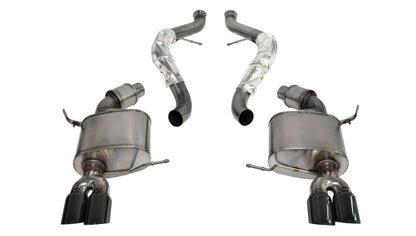 CORSA Performance Corsa 2008-2012 BMW M3 Convertible E93 Black Sport Cat-Back Exhaust