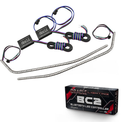 ORACLE Lighting Oracle 16-21 Chevy Camaro Surface Mount DRL Modules - ColorSHIFT w/ BC1 Controller