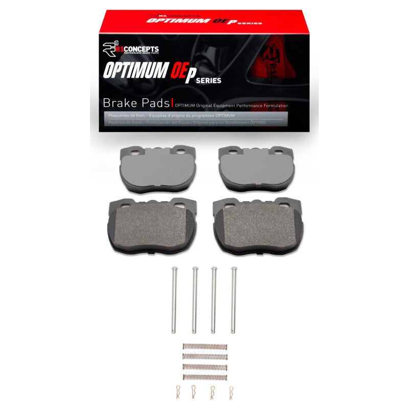 R1 Concepts R1 94-99 Land Rover Discovery Front Optimum OE Pads & Hardware Kit