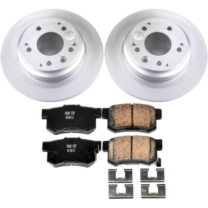 PowerStop Power Stop 91-95 Acura Legend Rear Z17 Evolution Geomet Coated Brake Kit