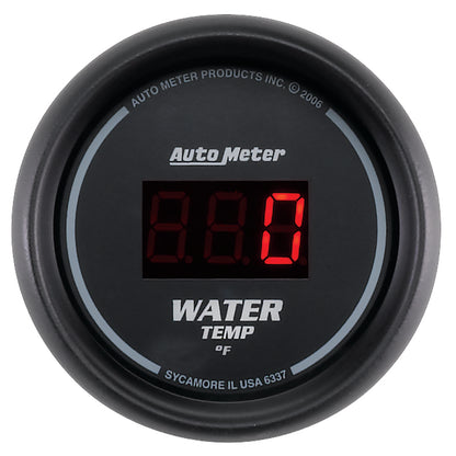 AutoMeter Gauge Kit 5 Pc. 3-3/8in. & 2-1/16in. Elec Speedo Digital Black Dial W/ Red Led