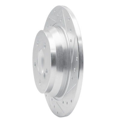 R1 Concepts R1 07-13 Mercedes-Benz CL550 Rear Right Drilled & Slotted Silver Brake Rotor