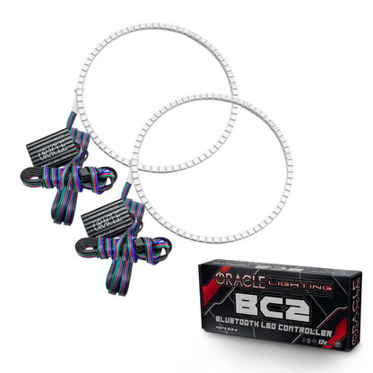 ORACLE Lighting Oracle Ford Mustang 05-09 Halo Kit - ColorSHIFT w/ BC1 Controller