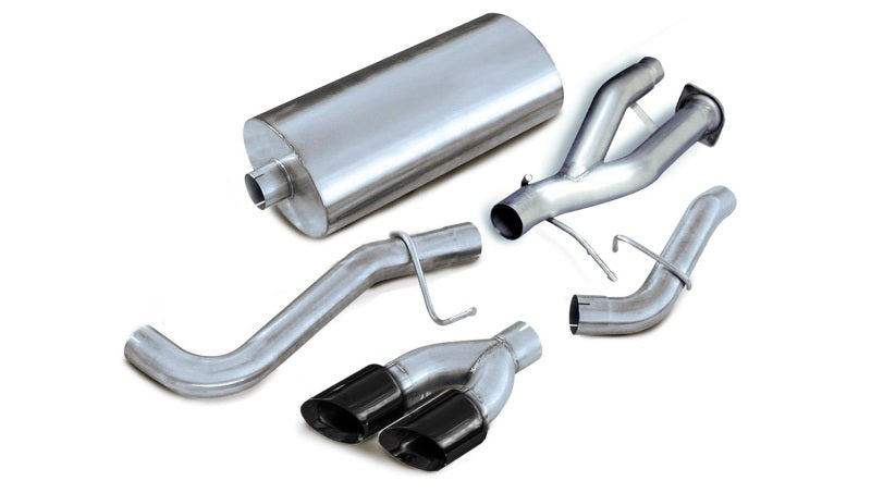 CORSA Performance Corsa 2002-2006 Cadillac Escalade 6.0L V8 3in Cat-Back Single Side w Twin 4in Black Pro-Series Tips