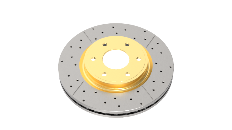 DBA 90-93 Mazda Miata Rear Street Drilled & Slotted Rotor