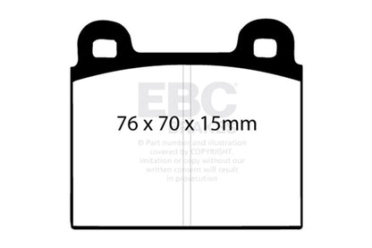 EBC Racing 75-82 Ferrari 308 RP-1 Race Front Brake Pads