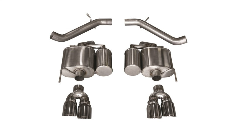 CORSA Performance Corsa 2016-2019 Cadillac ATS-V 3.6T 4in Polished Sport Axle-Back Exhaust