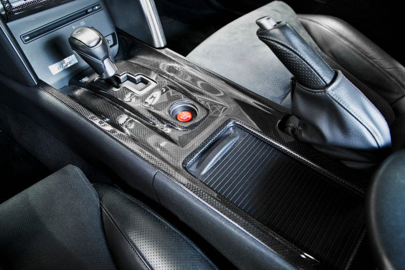 Seibon 09-14 Nissan GTR Carbon Fiber Center Shifter Bezel