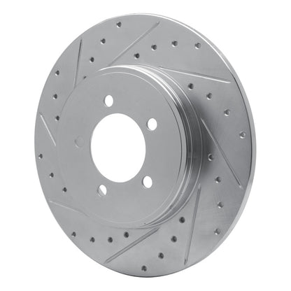 R1 Concepts R1 03-05 Lincoln AVIATOR Rear Left Drilled & Slotted Silver Brake Rotor