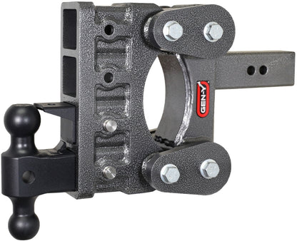 GEN-Y Hitch Gen-Y The Boss Torsion-Flex 2.5in Shank 6in Drop 21K Hitch w/GH-061 Dual-Ball/GH-062 Pintle Lock