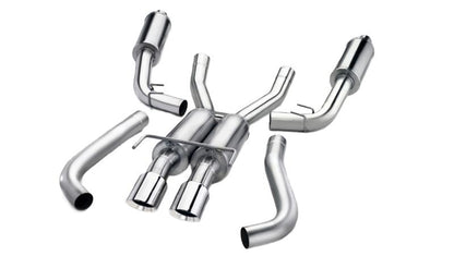 CORSA Performance Corsa 2015-2020 GMC Yukon XL 1500 5.3L V8 3in Cat-Back Single Side Exit Twin 4in Black Tips