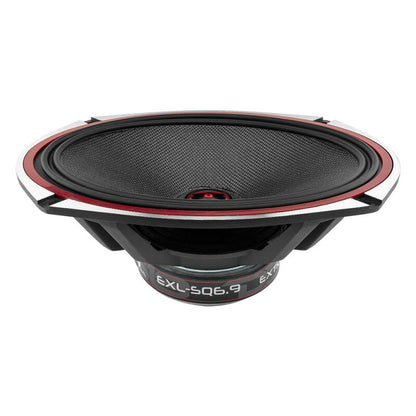 DS18 6x9in 160 Watts RMS 3 ohm 2-Way Coaxial Speakers And Component System w/ Fiberglass Cone