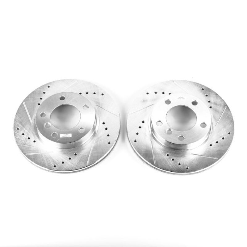 PowerStop Power Stop 92-98 BMW 318i Front Evolution Drilled & Slotted Rotors - Pair