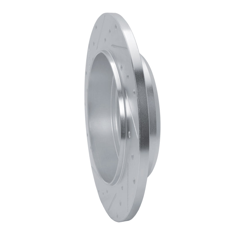 R1 Concepts R1 2011-2022 Dodge Durango Rear Right Drilled & Slotted Silver Brake Rotor