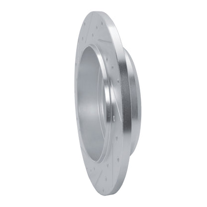 R1 Concepts R1 2011-2022 Dodge Durango Rear Right Drilled & Slotted Silver Brake Rotor