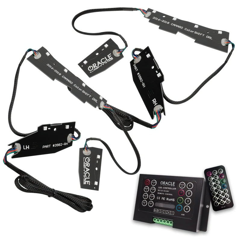 ORACLE Lighting Oracle 16-18 Chevy Camaro RGB+W Headlight DRL Upgrade Kit - ColorSHIFT w/ 2.0 Controller