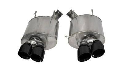 CORSA Performance Corsa 2013-2014 Ford Mustang Shelby GT500 5.8L V8 Black Sport Axle-Back Exhaust