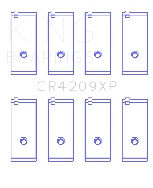 King Engine Bearings Toyota 3SGTE (Size 0.025mm) Performance Rod Bearing Set