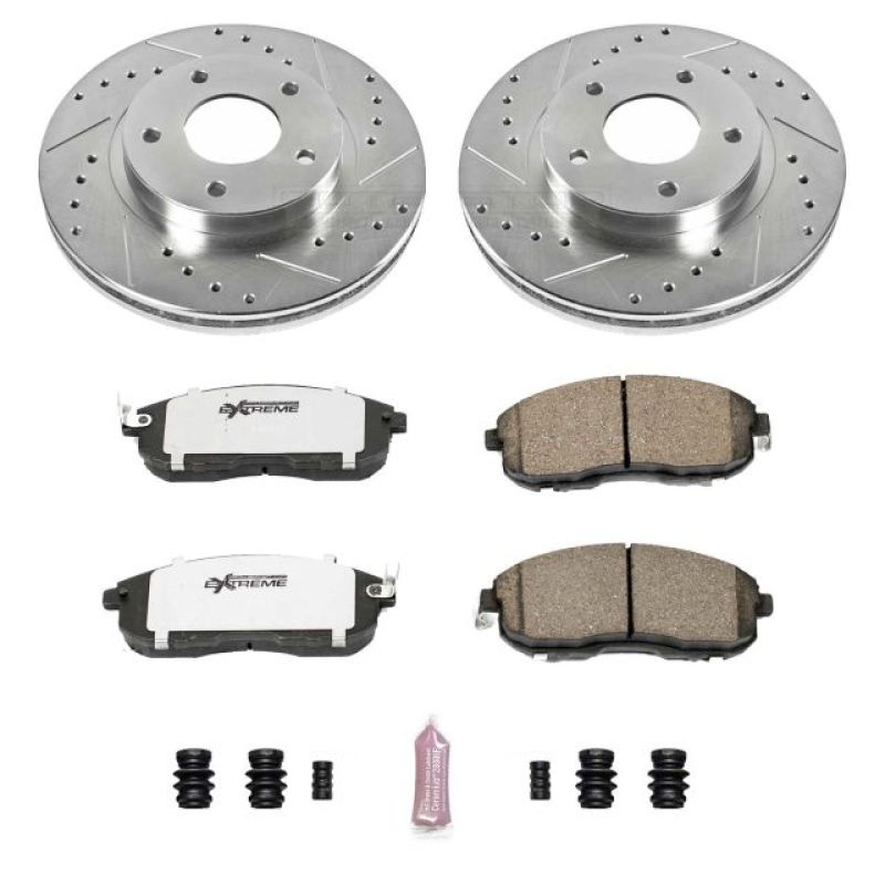 PowerStop Power Stop 99-01 Nissan Maxima Front Z26 Street Warrior Brake Kit