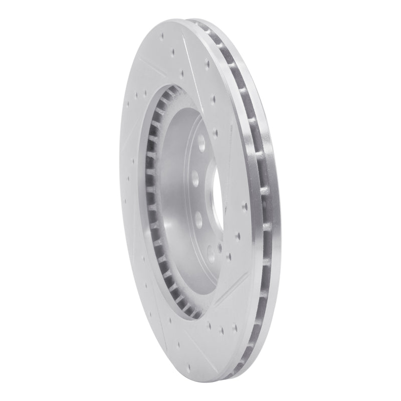 R1 Concepts R1 92-95 Toyota MR2 Rear Left Drilled & Slotted Silver Brake Rotor