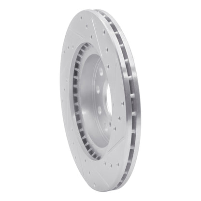 R1 Concepts R1 92-95 Toyota MR2 Rear Left Drilled & Slotted Silver Brake Rotor