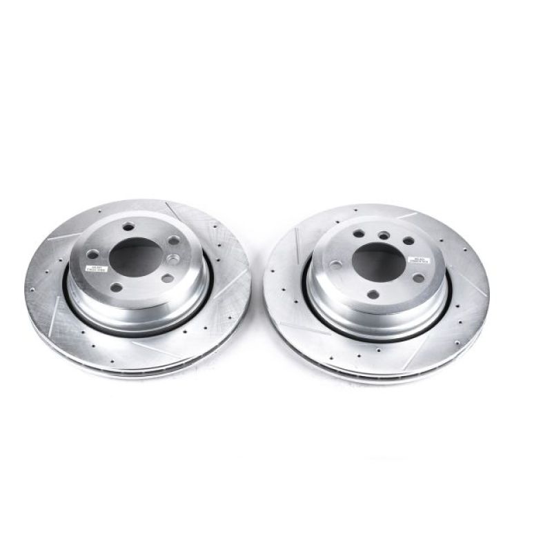 PowerStop Power Stop 04-10 BMW X3 Rear Evolution Drilled & Slotted Rotors - Pair