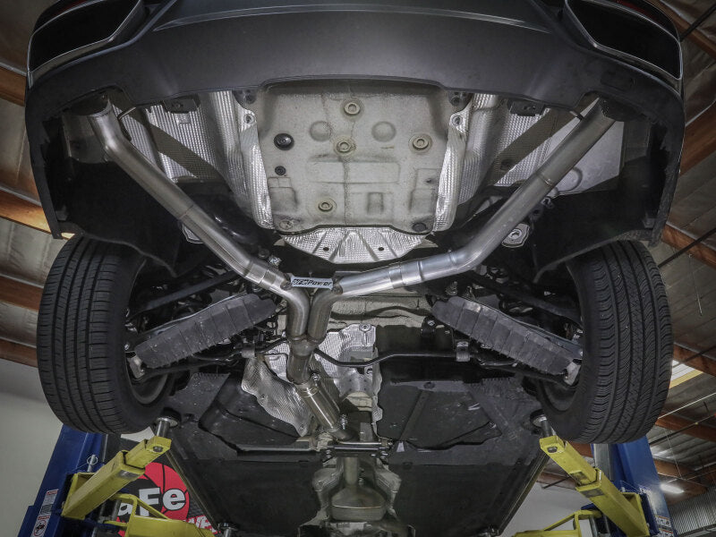 aFe 20-21 Audi A4 L4-2.0L (t) MACH Force-Xp 3in to 2-1/2in Stainless Steel Cat-Back Exhaust System