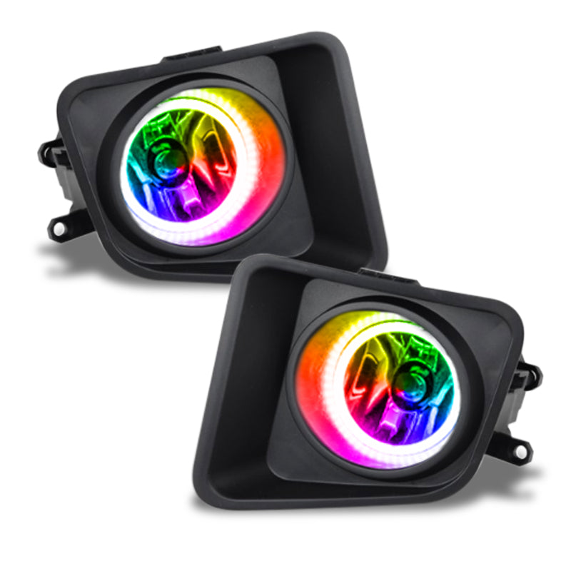 ORACLE Lighting Oracle Toyota Tundra 14-18 LED Fog Halo Kit - ColorSHIFT