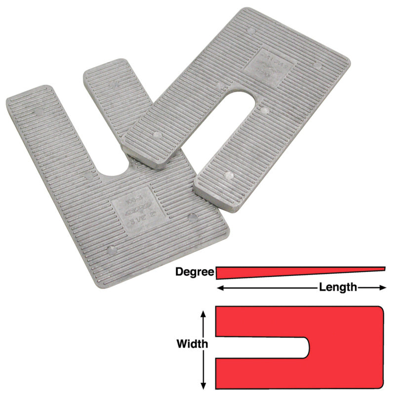 SPC Performance AL SHIMS 2.5X5X1.5 deg. (6)