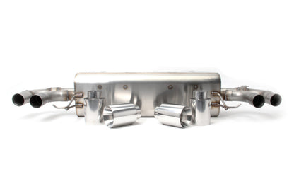 Dinan 18-23 BMW M550i (G30) Free Flow Axleback Exhaust System - Polished Tips