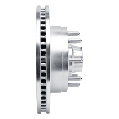 R1 Concepts R1 08-25 Ford E-350 Super Duty Front Right Drilled & Slotted Silver Brake Rotor