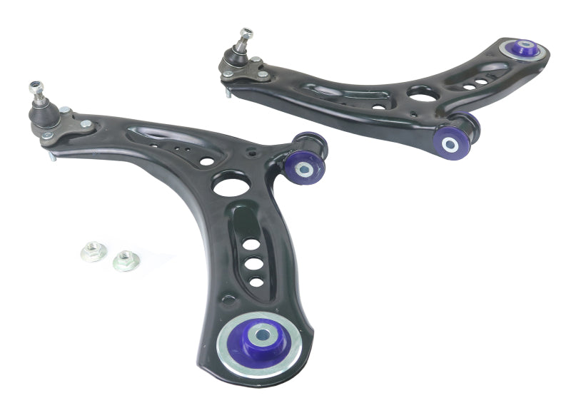 SuperPro 2015 Volkswagen Golf Rear Base Front Control Arm Lower Assembly Kit (Add. Positive Caster)
