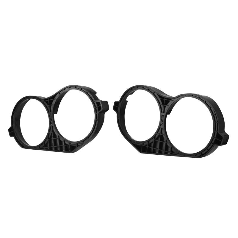 DS18 14-23 Harley-Davidson Saddle Bag Mid Bass Adapter Ring 2x 10in ABS Black