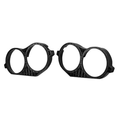 DS18 14-23 Harley-Davidson Saddle Bag Mid Bass Adapter Ring 2x 10in ABS Black