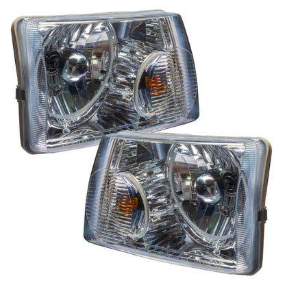 Oracle Lighting 01-11 Ford Ranger Pre-Assembled LED Halo Headlights -Red