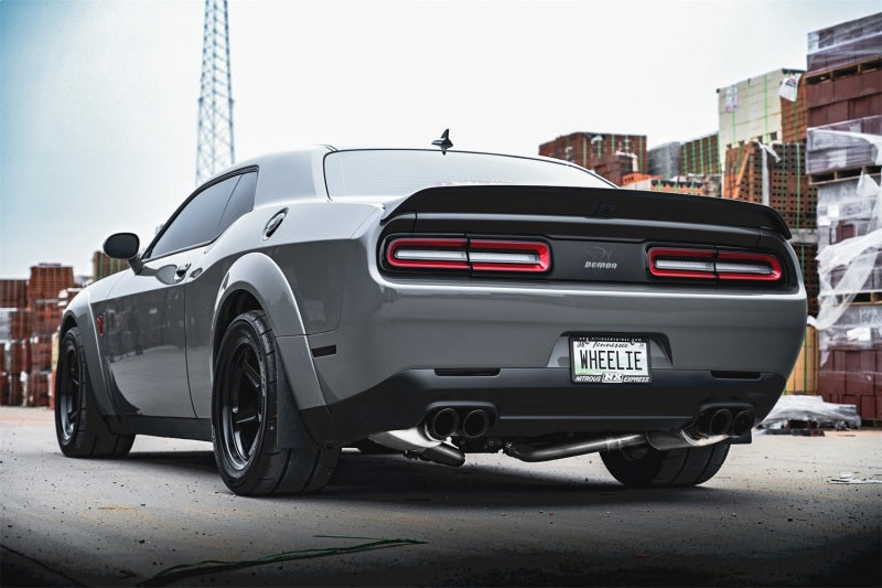 CORSA Performance Corsa 15-23 Challenger SRT/Hellcat/Demon/Redeye 2.75in Valved CB DRE w/ Twin 3.5in Pol Blk PVD Tips