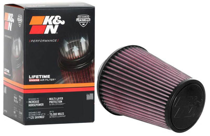 K&N Engineering K&N Universal Tapered Filter 3in Flange ID x 6in Base OD x 4in Top OD x 6.75in Height