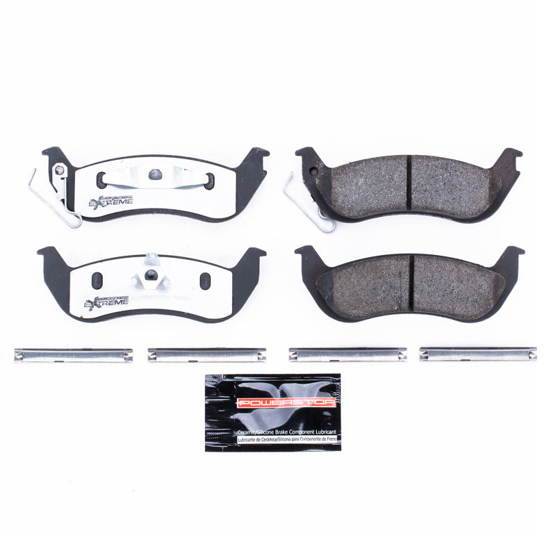 PowerStop Power Stop 03-11 Ford Crown Victoria Rear Z26 Extreme Street Brake Pads w/Hardware