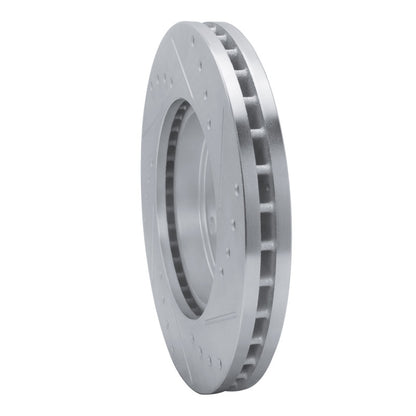 R1 Concepts R1 92-95 Toyota MR2 Front Left Drilled & Slotted Silver Brake Rotor