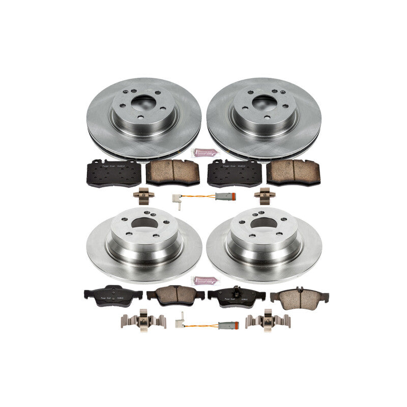 PowerStop Power Stop 2006 Mercedes-Benz E350 Front and Rear Autospecialty Brake Kit