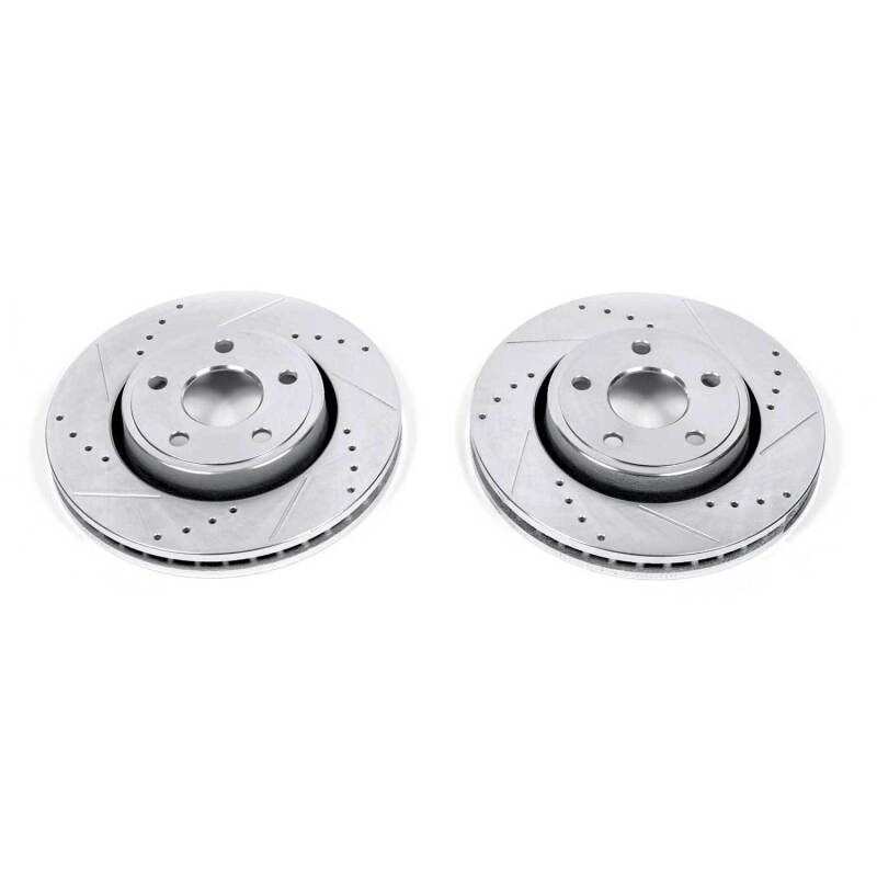 PowerStop Power Stop 11-19 Dodge Durango Front Evolution Drilled & Slotted Rotors - Pair