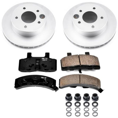 PowerStop Power Stop 90-02 Chevrolet Astro Front Z17 Evolution Geomet Coated Brake Kit
