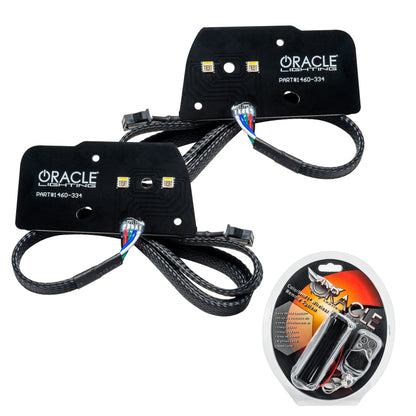 ORACLE Lighting Oracle 21-22 Ford F-150 ColorSHIFT RGB+W Headlight DRL Upgrade Kit w/ RF Controller