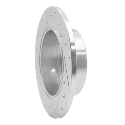 R1 Concepts R1 00-04 Toyota Avalon Rear Right Drilled & Slotted Silver Brake Rotor