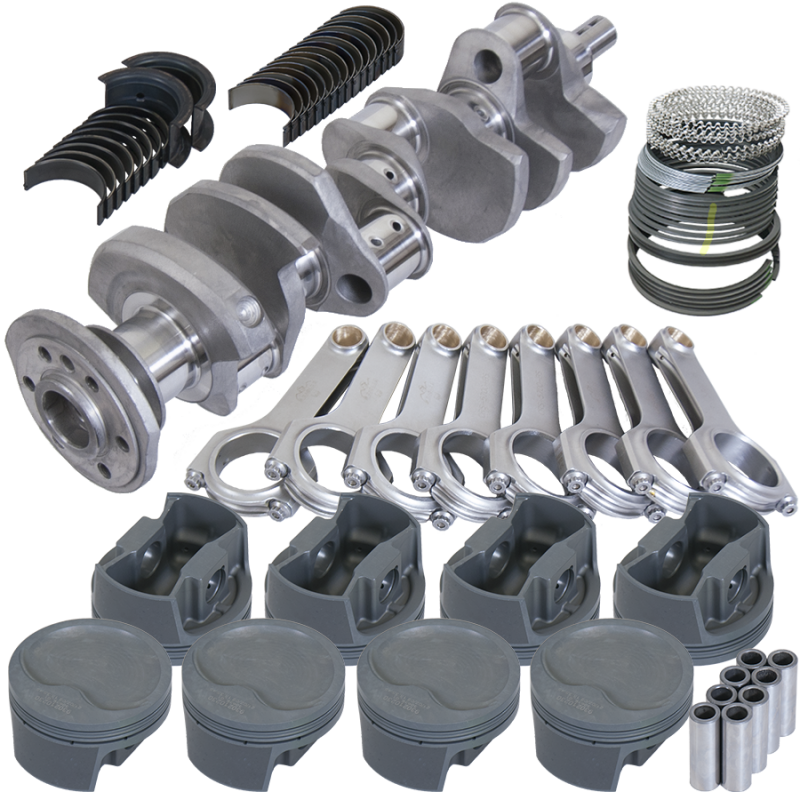 Eagle Chevy 350 3.750in Crank 5.700in H-Beam -16cc Inv Dome 4.040in Pistons Rotating Assembly