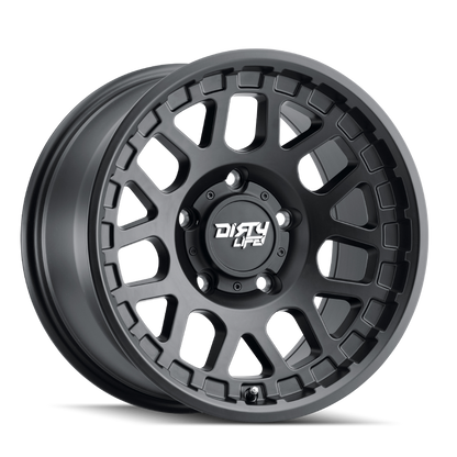 Dirty Life 9306 Mesa 17x9 / 6x139.7 BP / -12mm Offset / 106mm Hub Matte Black Wheel