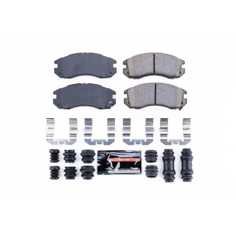 PowerStop Power Stop 93-96 Subaru Impreza Front Z23 Evolution Sport Brake Pads w/Hardware