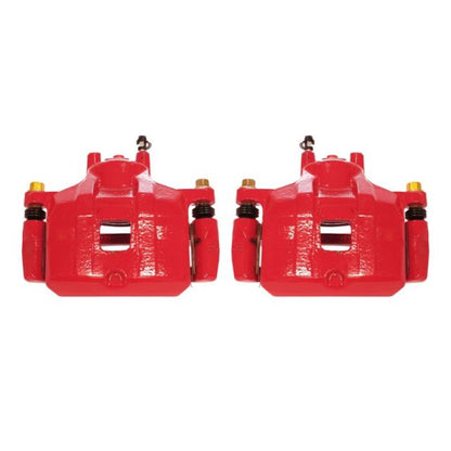 PowerStop Power Stop 08-17 Mitsubishi Lancer Front Red Calipers w/Brackets - Pair