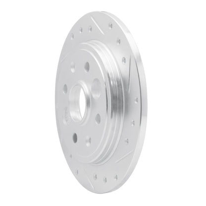 R1 Concepts R1 86-89 Acura Integra Rear Right Drilled & Slotted Silver Brake Rotor