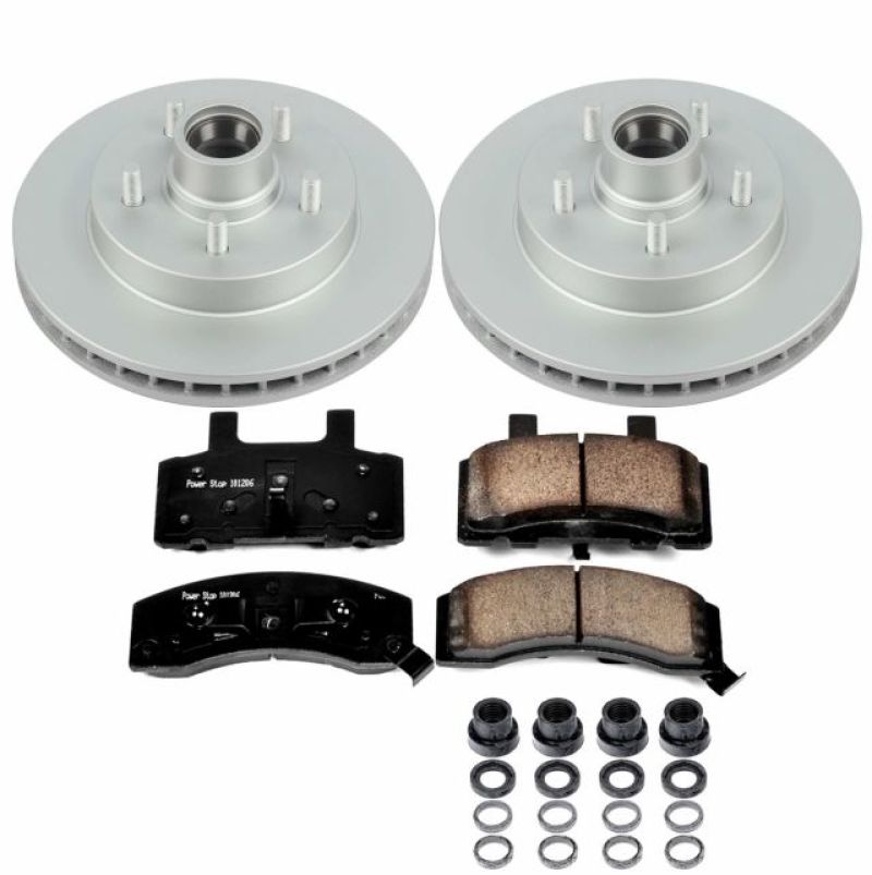 PowerStop Power Stop 98-00 Chevrolet Tahoe Front Z17 Evolution Geomet Coated Brake Kit